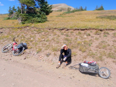 We met Alex Trossen at the top of Indiana Pass.